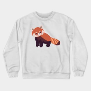 Cute red panda (I love red panda) Crewneck Sweatshirt